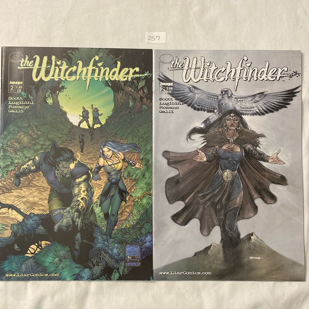 Lot of 2 ~ Witchfinder #2  Image Comics 1999